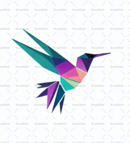 Geometrischer Kolibri